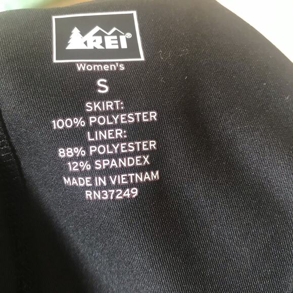 REI Blue Patterned Skirt Skort Back Zipped Pocket Women's Size Small - Picture 6 of 7